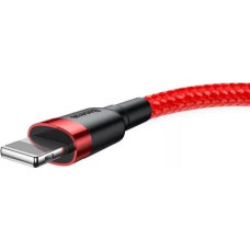 Baseus kabel lightning usb cafule1,5a 2m czerwony