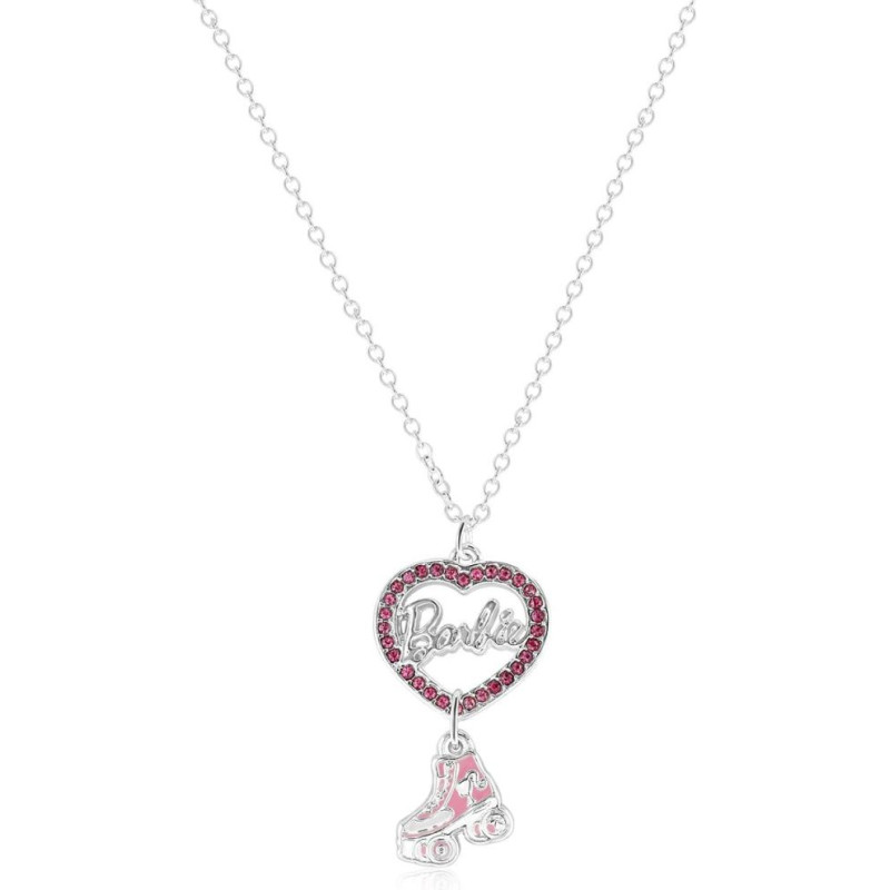 Carat Shop Barbie - Crystal Heart and Roller Skate Necklace (BMN00004)