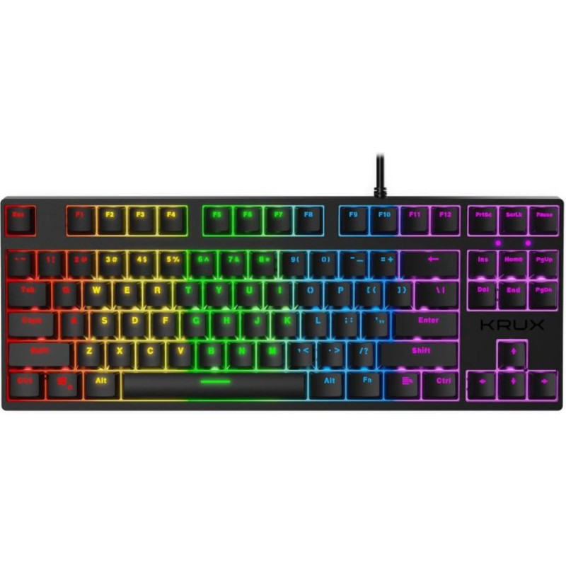 Krux Klawiatura gamingowa atax pro rgb outemu red