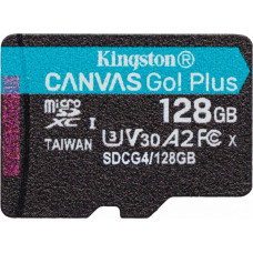 Kingston Karta pamięci microsd 128gb canvas go! plus 200mb/s a2 u3 v30