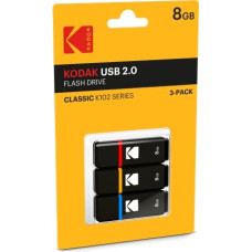 Kodak USB2.0 K100 8GB P3 EKMMD8GK102P3 (3 pcs)