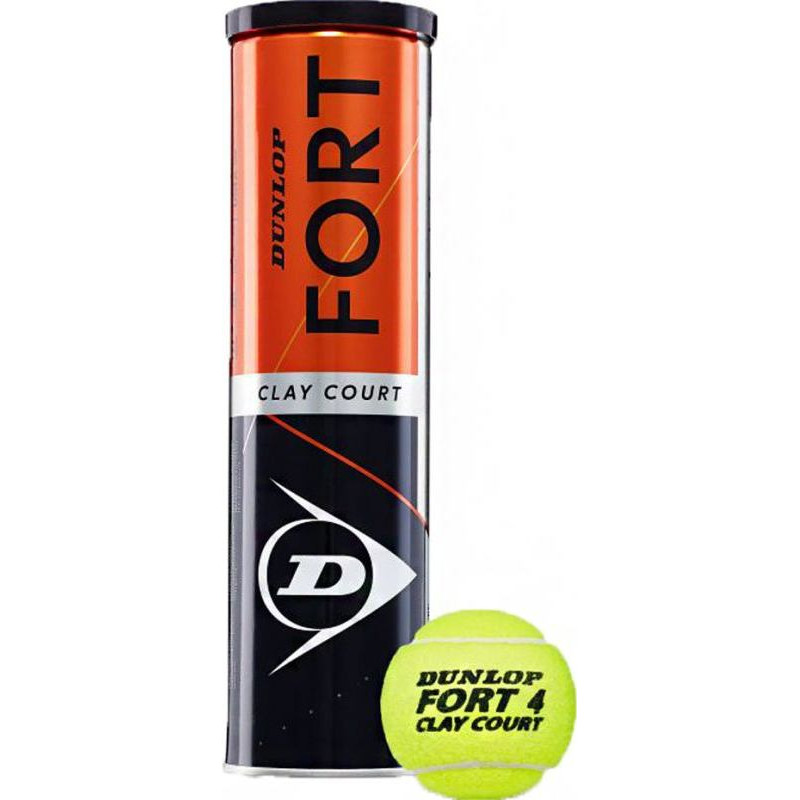 Dunlop Fort Clay Court Tennis Balls 4 pcs 601613