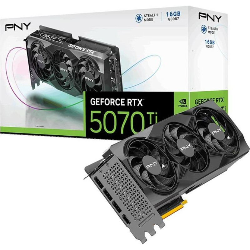 PNY Karta graficzna geforce rtx5070ti 16gb vcg5070t16tfxpb1