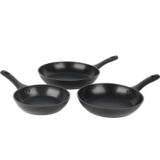Salter BW08773 Geo Hex 3-Piece Fry Pan Set - 20/24/28cm