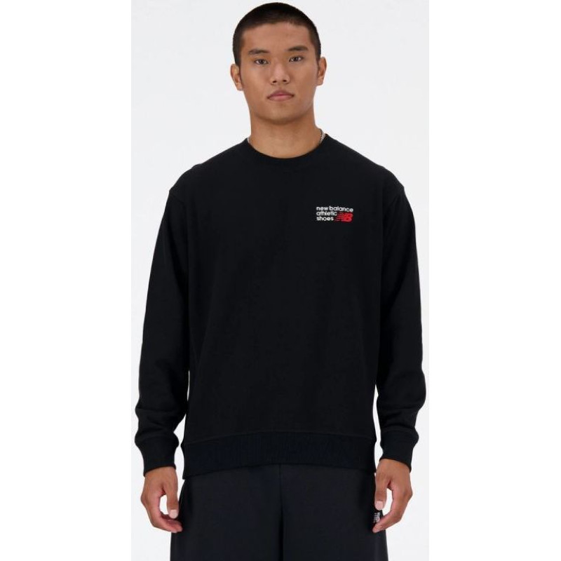 New Balance Athletics Premium Logo M MT41547BK sweatshirt (S)