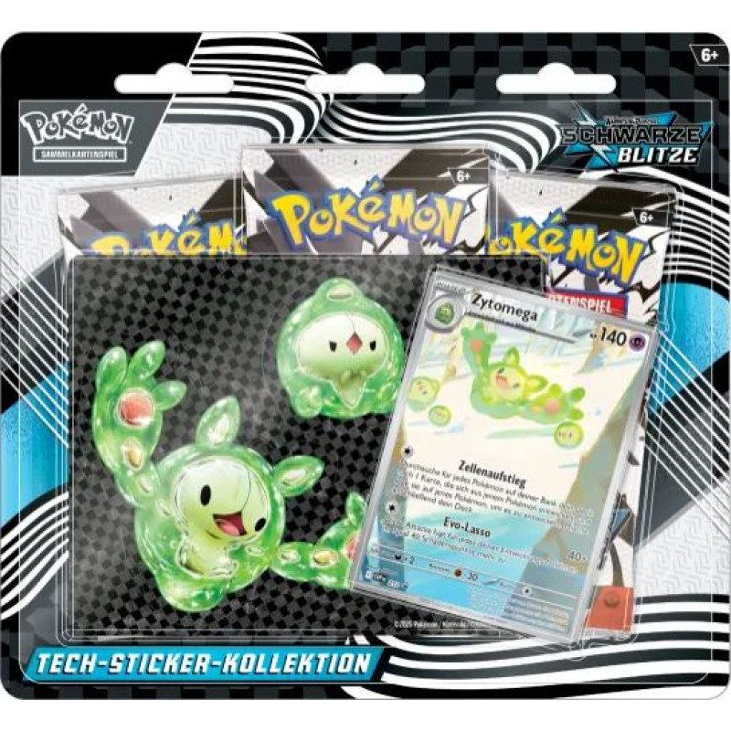 Pokemon TCG Karmesin & Purpur 10.5 - Schwarze Blitze Tech Sticker Kollektion