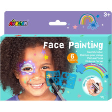 Mg Dystrybucja Malowanie twarzy - tęcza 6 kolorów