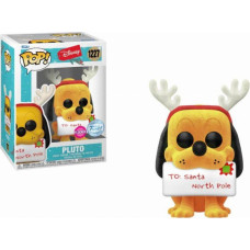 Funko Pop! Disney: Holiday - Pluto (Flocked) (Special Edition) #1227 Vinyl Figure