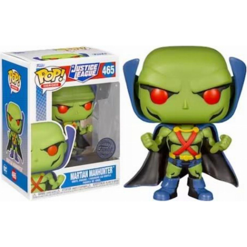 Funko Pop! Heroes DC: Justice League - Martian Manhunter (Special Edition) #465 Vinyl Figure