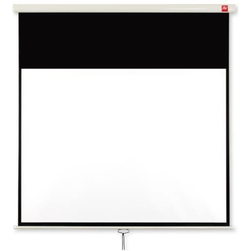 Avtek Ekran projekcyjny do zawieszenia na suficie lub ścianie avtek video 200 (sufitowy, ścienny; rozwijane ręcznie; 195 x 146.5 cm; 4:3; 96