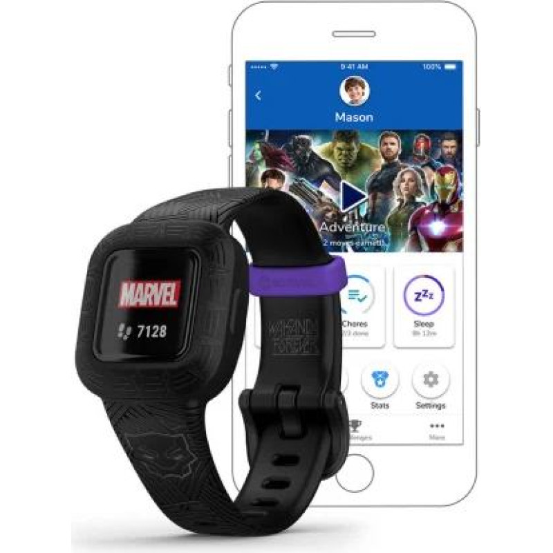 Marvel Garmin Vivofit JR. 3 Marvel Black Panther (010-02441-10)
