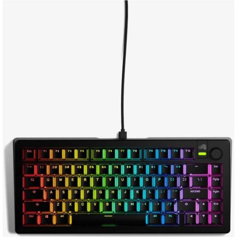 Glorious PC Gaming Race GMMK 3 Prebuilt USB Keyboard QWERTY US English Black