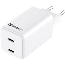 Sandberg 441-56 AC Charger Dual USB-C PD65W EU