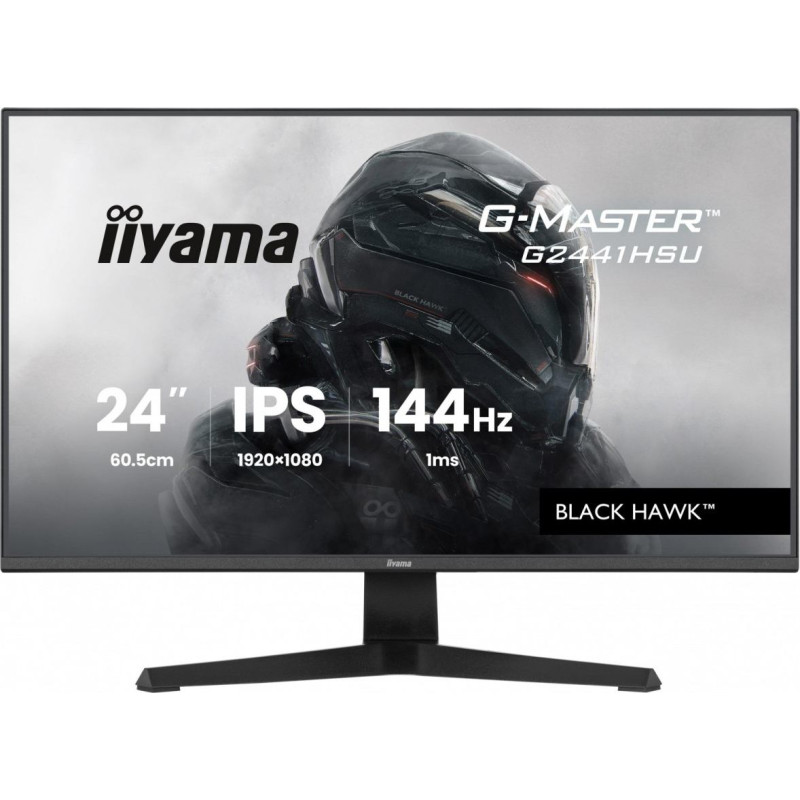 Iiyama Monitor 23,8 cala g2441hsu-b1 ips,fhd,144hz,1ms,2xusb,350cd,hdmi,dp