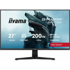 Iiyama Monitor 27 cali g2771qs-b1  qhd,fast ips,dp,2xhdmi,200hz,           350cd,adaptive g-sync - 2560 x 1440 @48-200hz displayport only