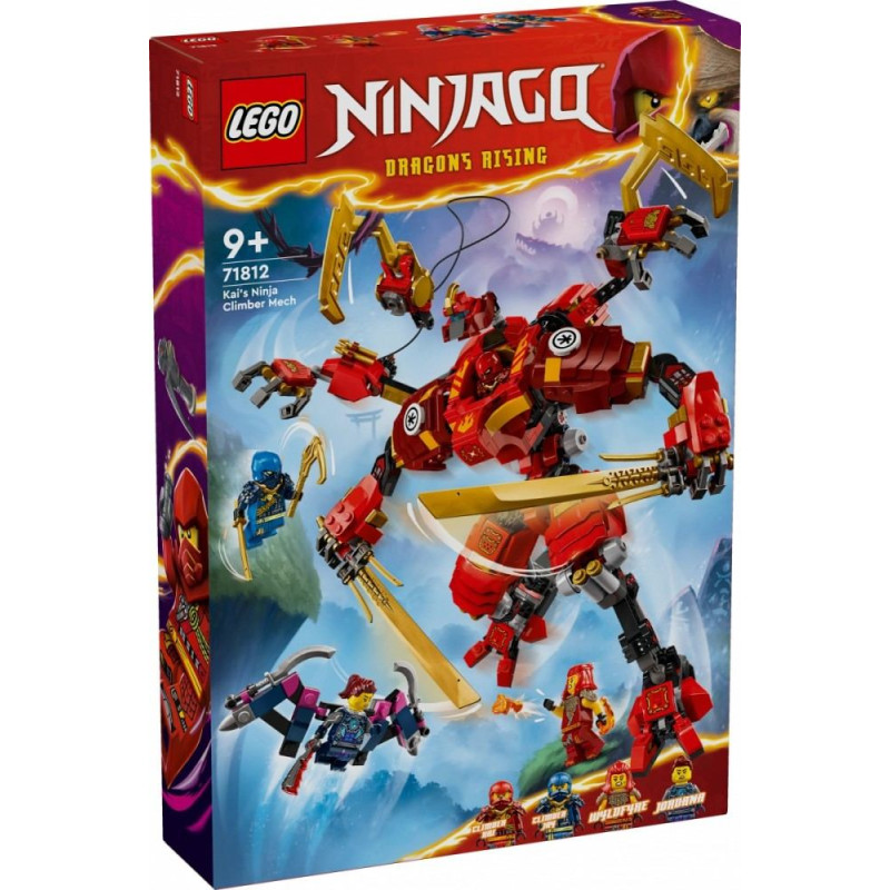Lego Klocki ninjago 71812 wspinaczkowy mech ninja kaia