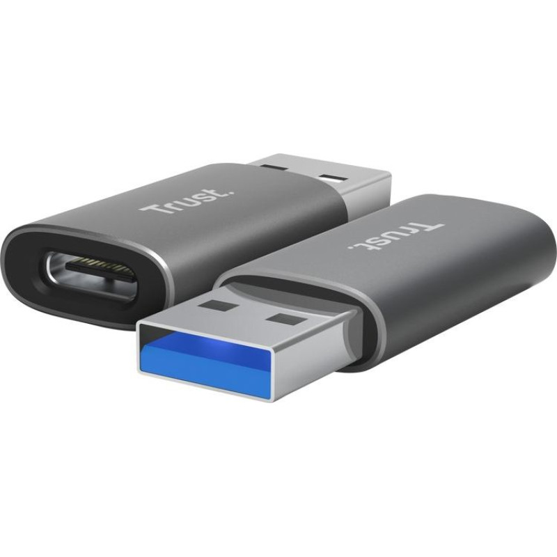 Trust Adapter calyx usb-c do usb-a dwupak szary