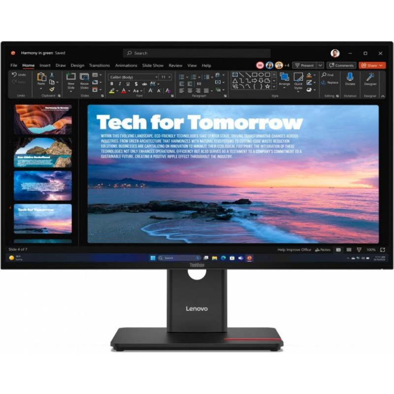 Lenovo Monitor 27 cali thinkvision t27qd-40 wled lcd 64aagat2eu