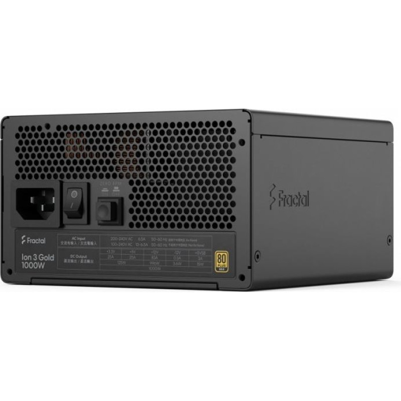 Fractal Design Zasilacz fde ion 3 gold 1000w 80+ gold black