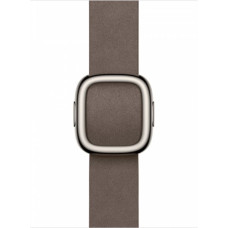 Apple Pasek w kolorze szarobrązowym z klamrą nowoczesną do koperty 42 mm - rozmiar s