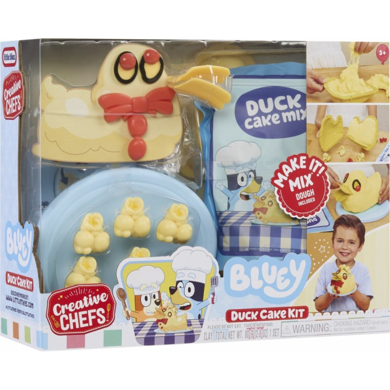 Little Tikes Masa plastyczna creative chefs bluey tort kaczka mix