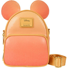Loungefly Disney: Mickey Mouse Glitter Convertible Mini Backpack & Crossbody Bag (WDTB3327)