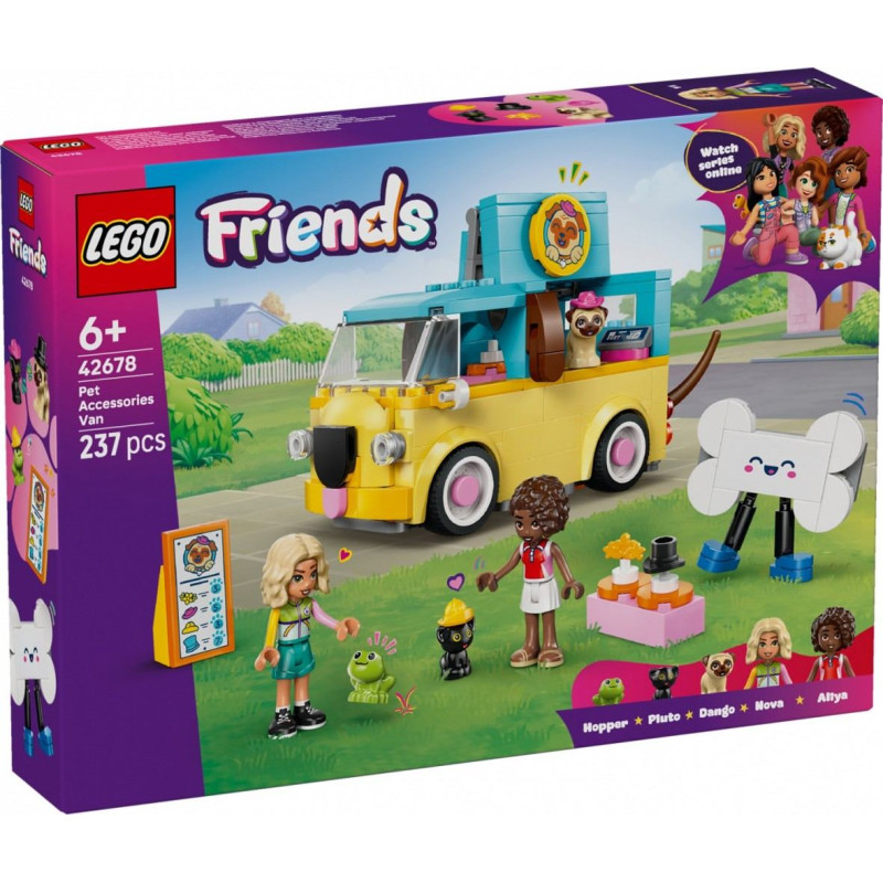 Lego friends 42678 furgonetka z akcesoriami dla zwierząt