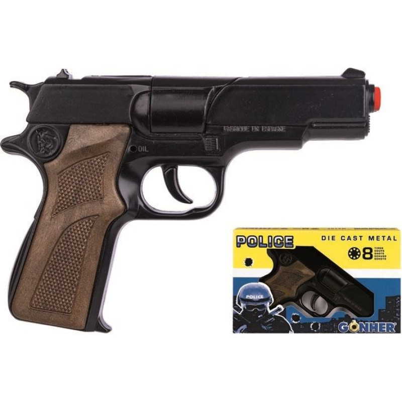 Pulio Pistolet policyjny metalowy gonher 125/6