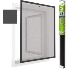 MOSQUITO NET WINDOW ALU 100X120 ANTHRACITE