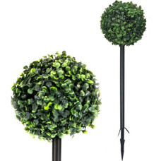 SET OF SOLAR LAMPS 3 BOXWOOD BALLS 27 LED