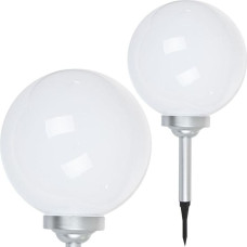 SOLAR LAMP MILK GLOBE 30x62CM