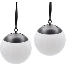 SOLAR LAMP PLASTIC HANGING BALL 20CM