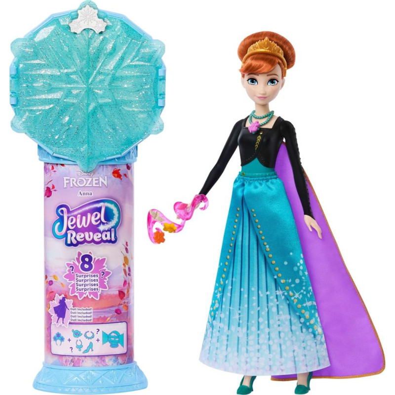 Mattel Disney Dolls: Disney Frozen Fashion Dolls - Frozen Anna with Jewelry Box (JJY37)
