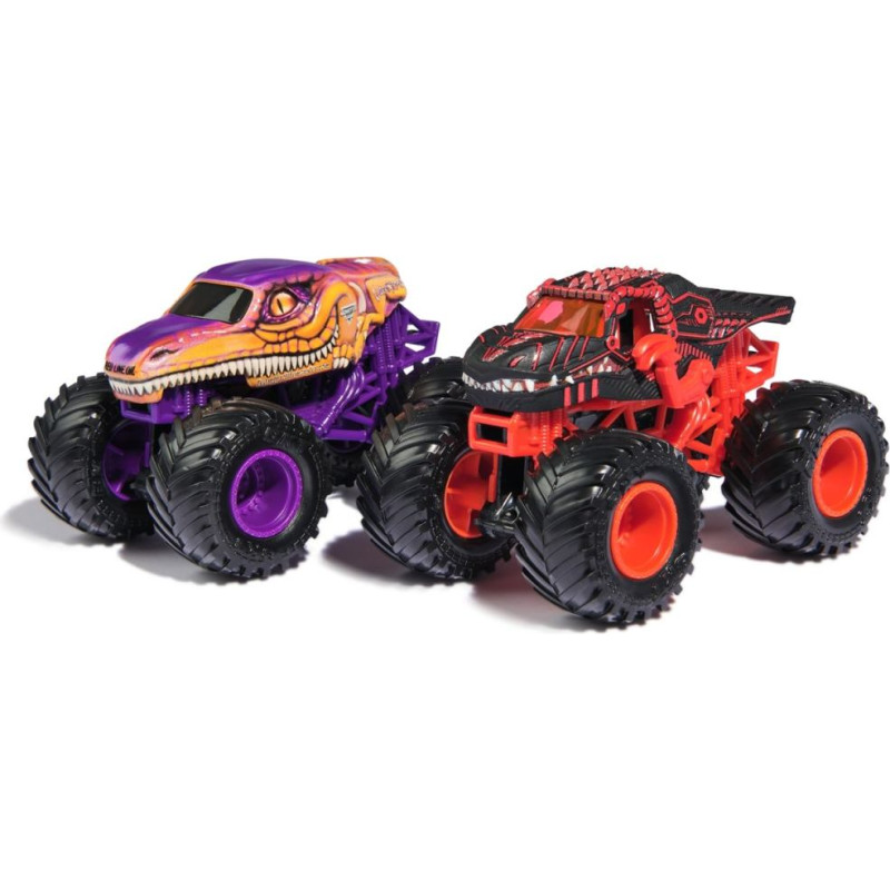 Spin Master Monster Jam: Thunderroarus vs Velociraptor - 2 Pack Vehicle (20150279)