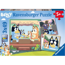 Ravensburger Puzzle: Bluey - Bluey's Adventures! (3x49pcs) (05685)