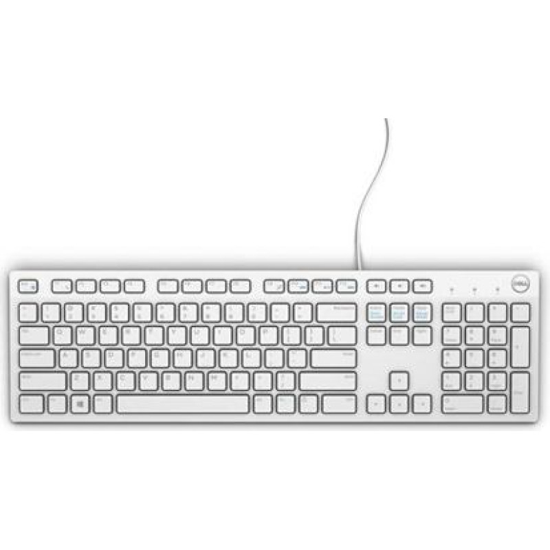 Dell Klawiatura multimedialna kb216 biała