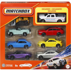 Mattel Matchbox - '15 Ram 1500 Police Vehicle Set Of 8 (JCT81)