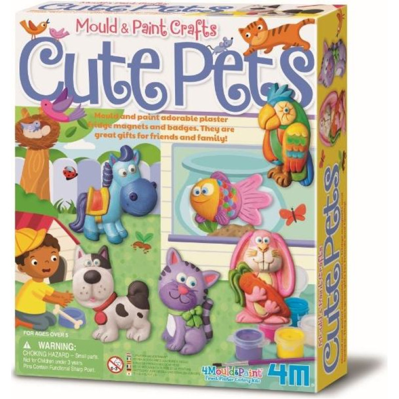 4M Odlewy gipsowe - słodkie zwierzaki