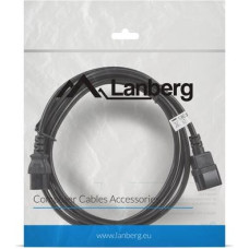 Lanberg Przedłużacz kabla zasilającego iec 320 c13 - c14 vde 3m czarny