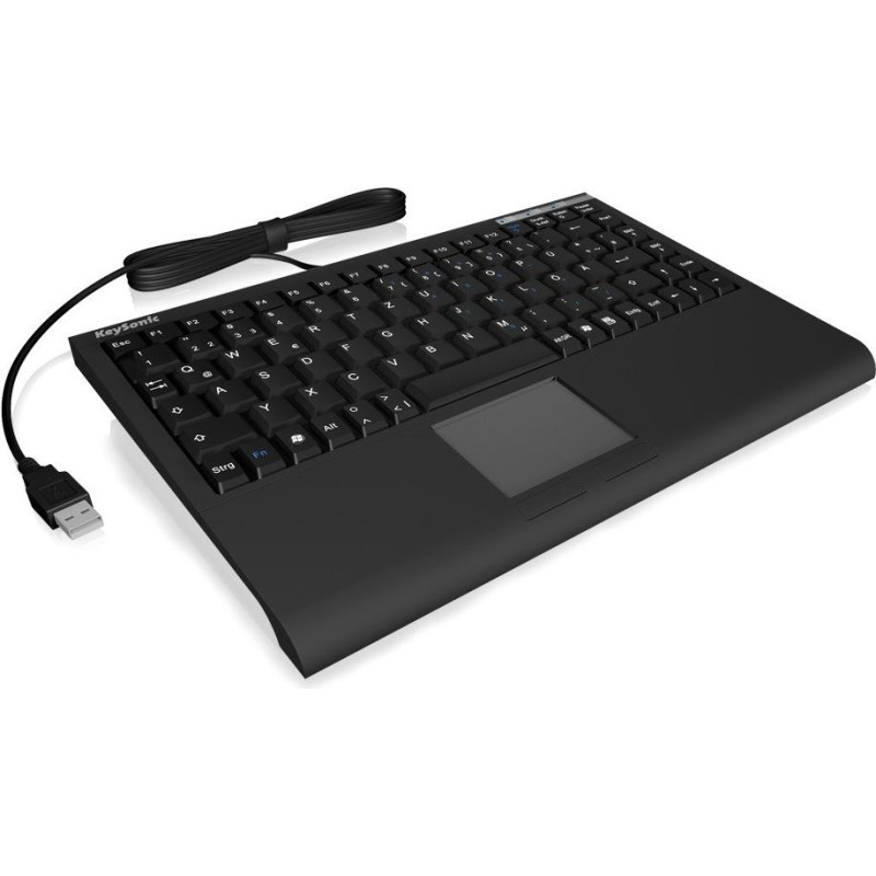Keysonic Klawiatura ack-540u+ (us) touchpad, us layout