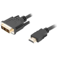 Lanberg Kabel hdmi(m)-dvi-d(m) ca-hddv-10cc-0018-bk 1.8 m czarny