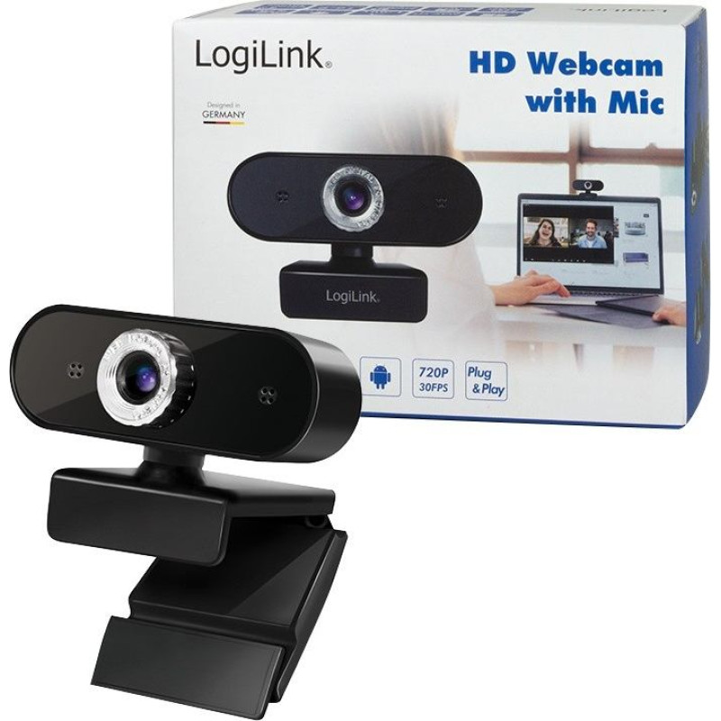 Logilink Kamera internetowa hd z mikrofonem