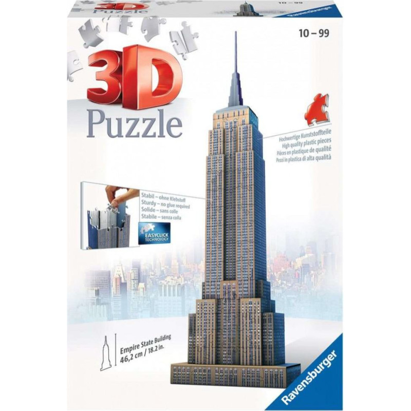Ravensburger Polska Puzzle 3d 216 elementów empire state building