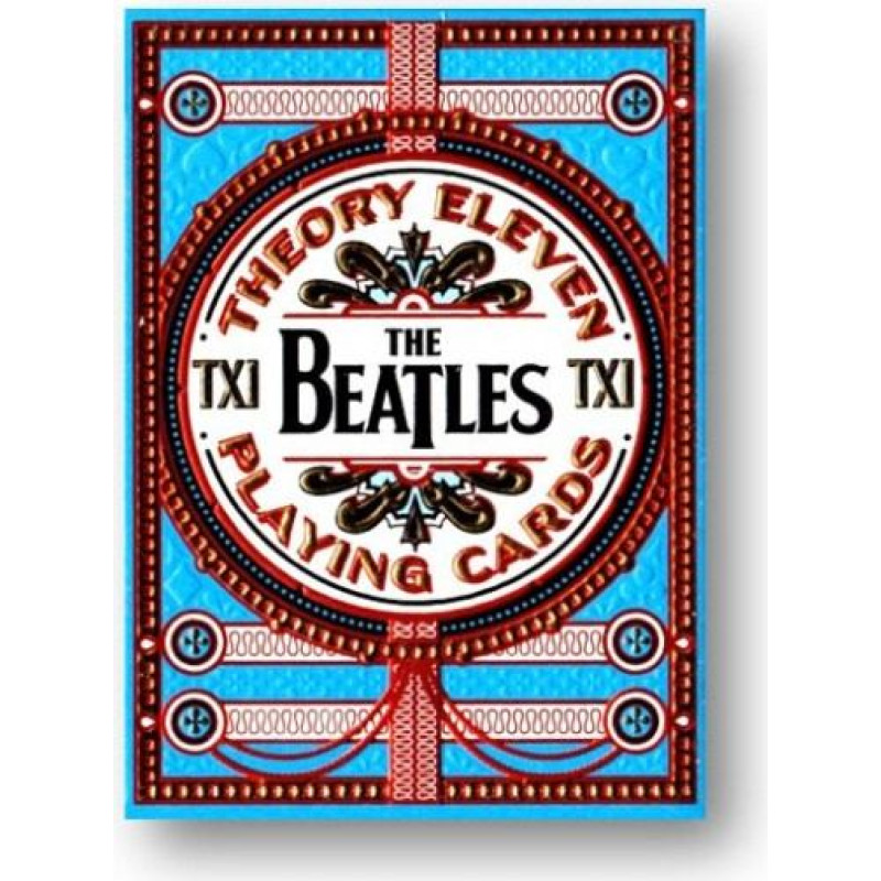 Bicycle Karty the beatles talia niebieska