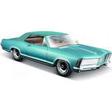 Maisto Model kompozytowy buick riviera 1965 niebieski 1/24