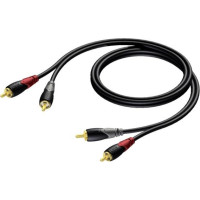 Procab Kabel 2x rca/cinch męski - 2x rca/cinch męski 3 m - cla800/3