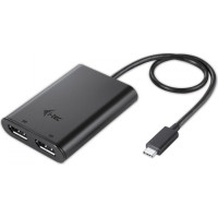 I-Tec Usb-c dual display port video adapter 2x display ports 4k ultra hd kompatybilny thunderbolt3