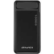 Awei Powerbank 10000mah p5k 2xusb 2,1a czarny