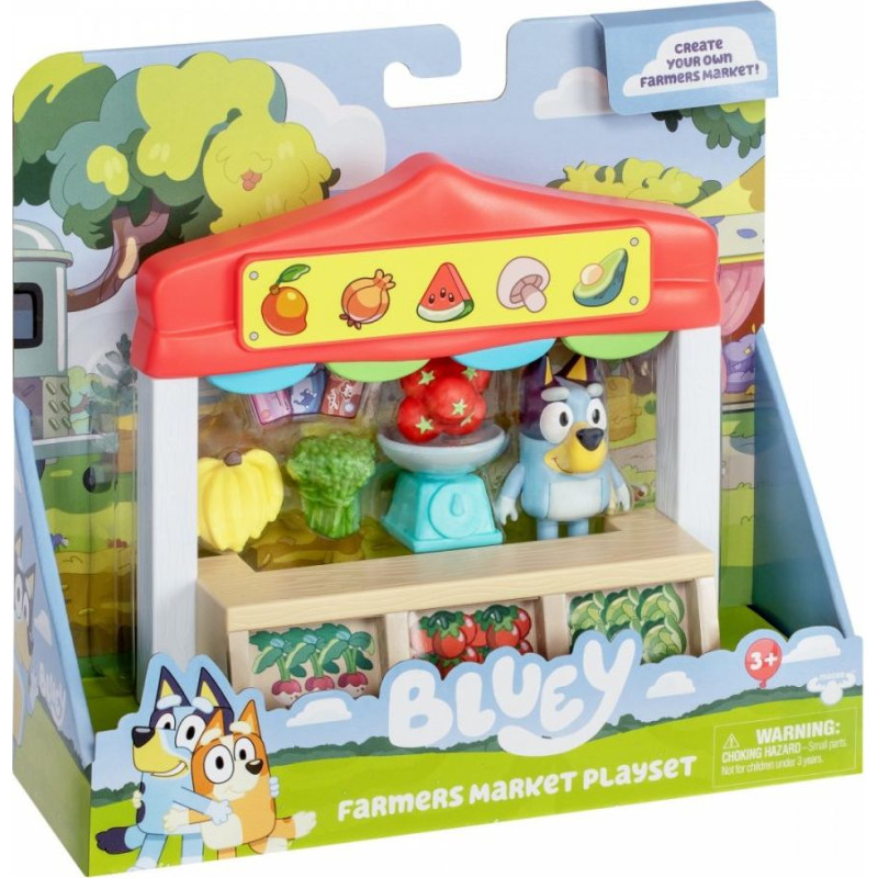 Tm Toys Zestaw figurek mini bluey sklep spożywczy