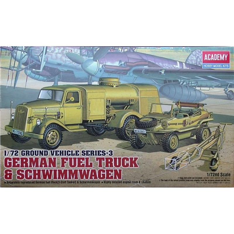 Academy German fuel truck & schwimmwagen